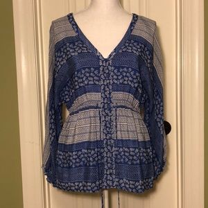 Anthropologie Edmé & Esyllie Silk Blouse